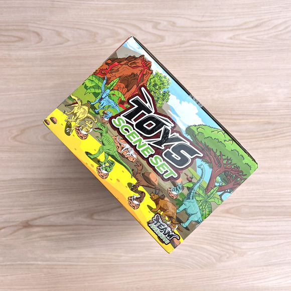 TEAM ANUNNAKI 45-PC Dinosaur Paint&PlayToys SCENE SET Craft Play Set SEALED NIB - Picture 4 of 8